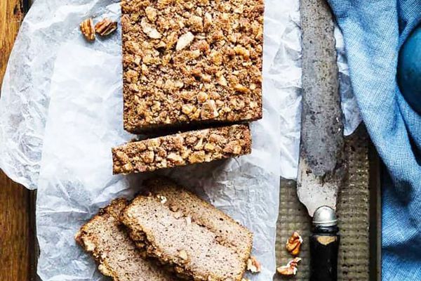 香蕉坚果面包食谱“class=