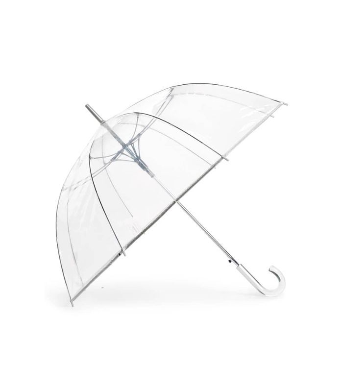 Shedrain自动打开棒透明球罩伞 - 金属