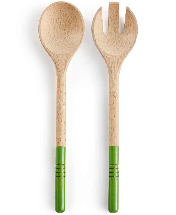 2 pc。木沙拉服务器，只在梅西百货