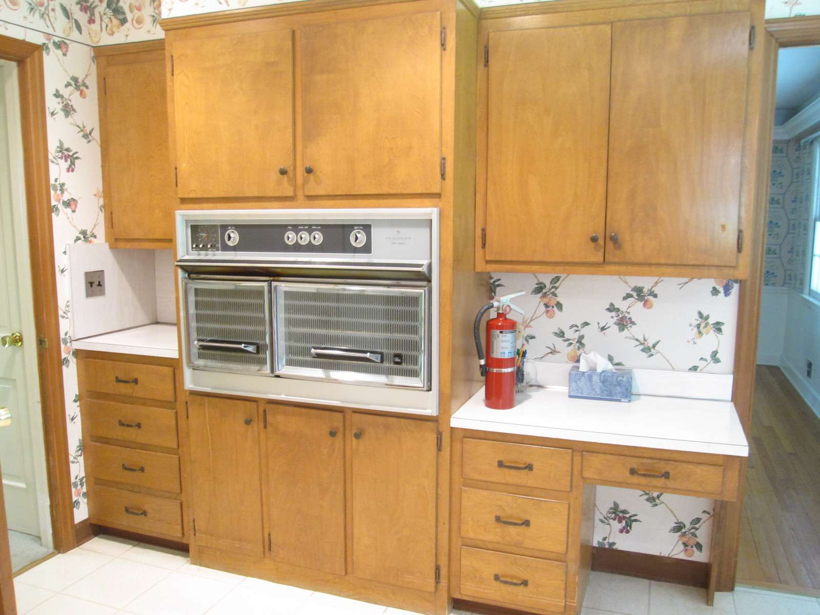 本周改造 -  20世纪60年代厨房照片