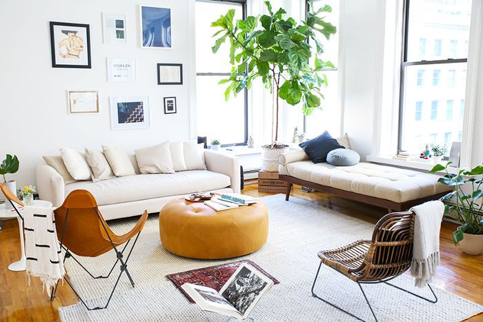 充满植物的翠贝卡公寓之旅