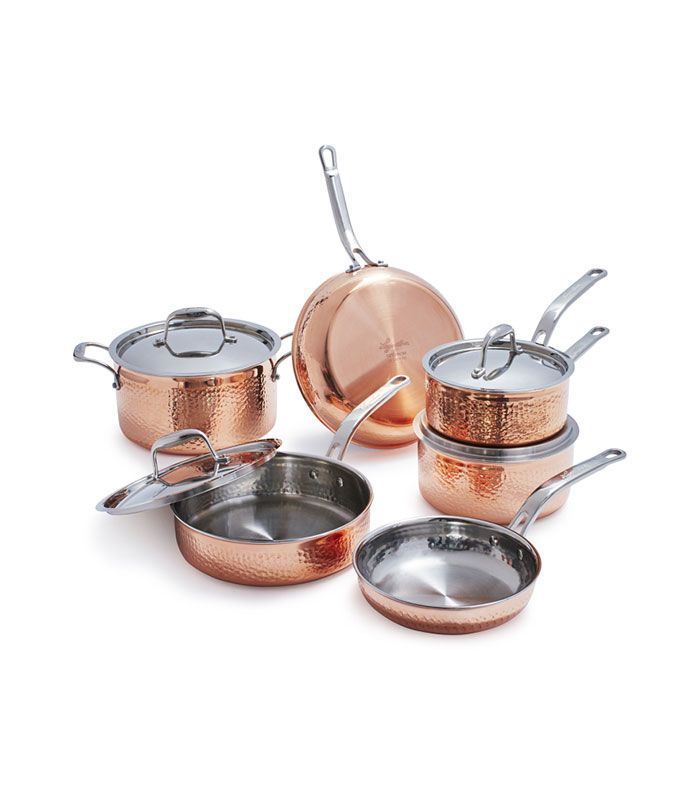 Lagostina Martellata锤铜十件套