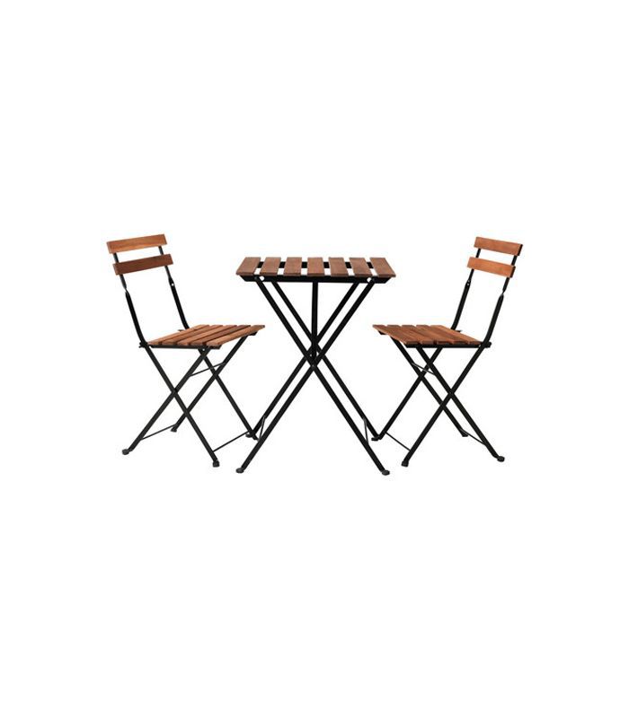 宜家Tarno桌子和两把椅子