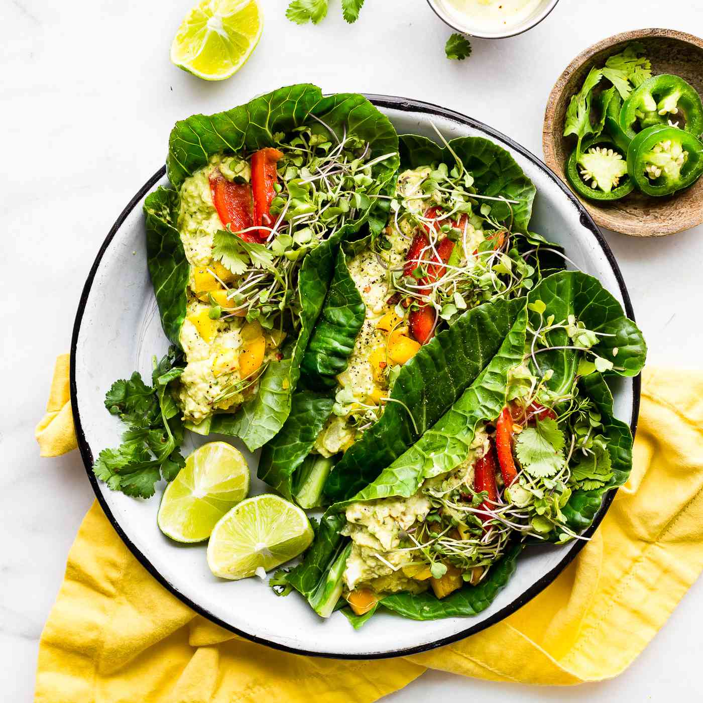 墨西哥鳄梨蛋沙拉羽衣绿卷