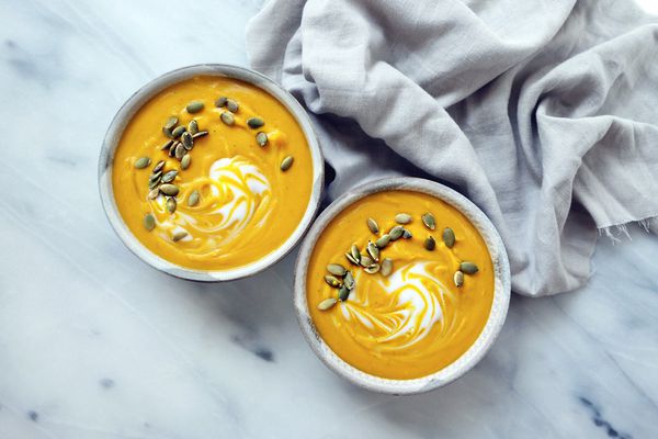 热咖喱香料南瓜汤