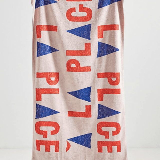 克莱尔五，Anthropologie的La Plage酒店沙滩巾