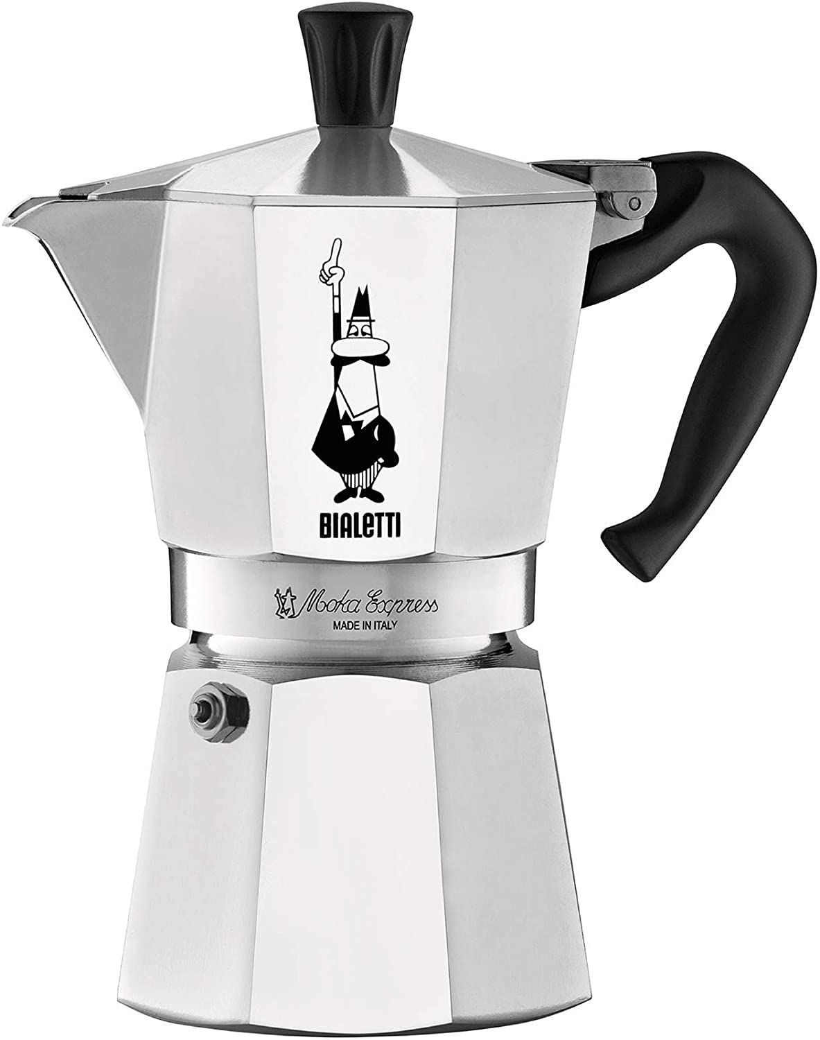 Bialetti Express Moka Pot，6 -cup，铝银