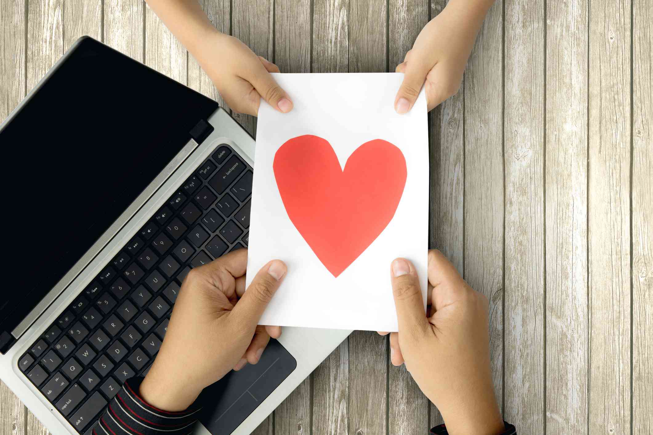 电脑情人节卡片