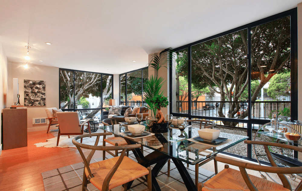 开放式客厅餐厅