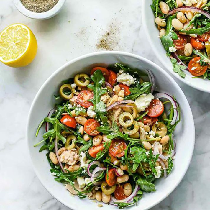 白豆金枪鱼沙拉