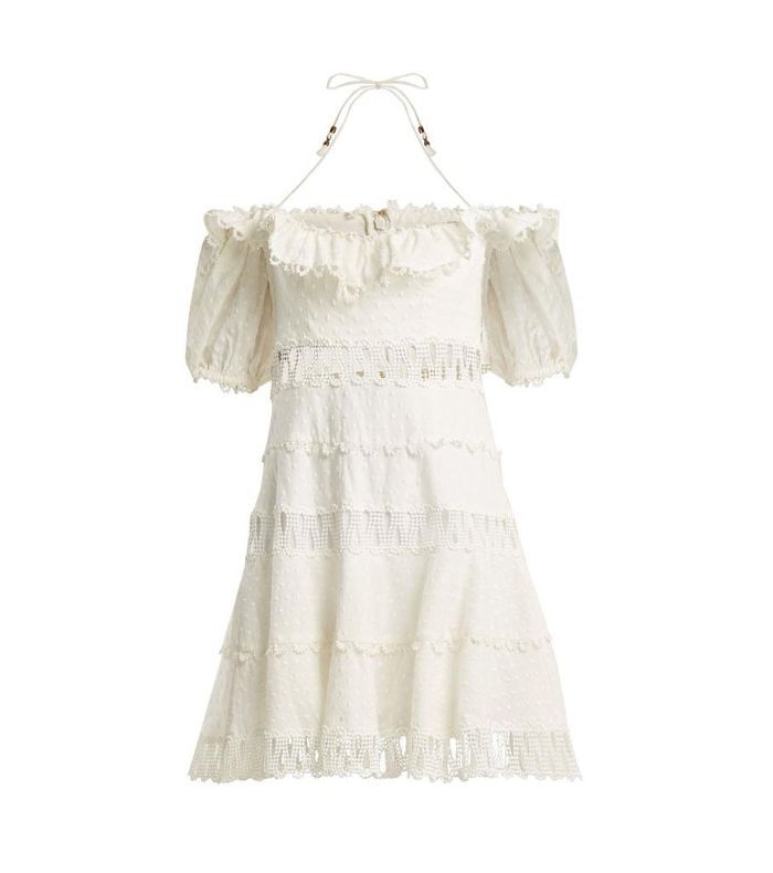 旋律场外的单肩礼服