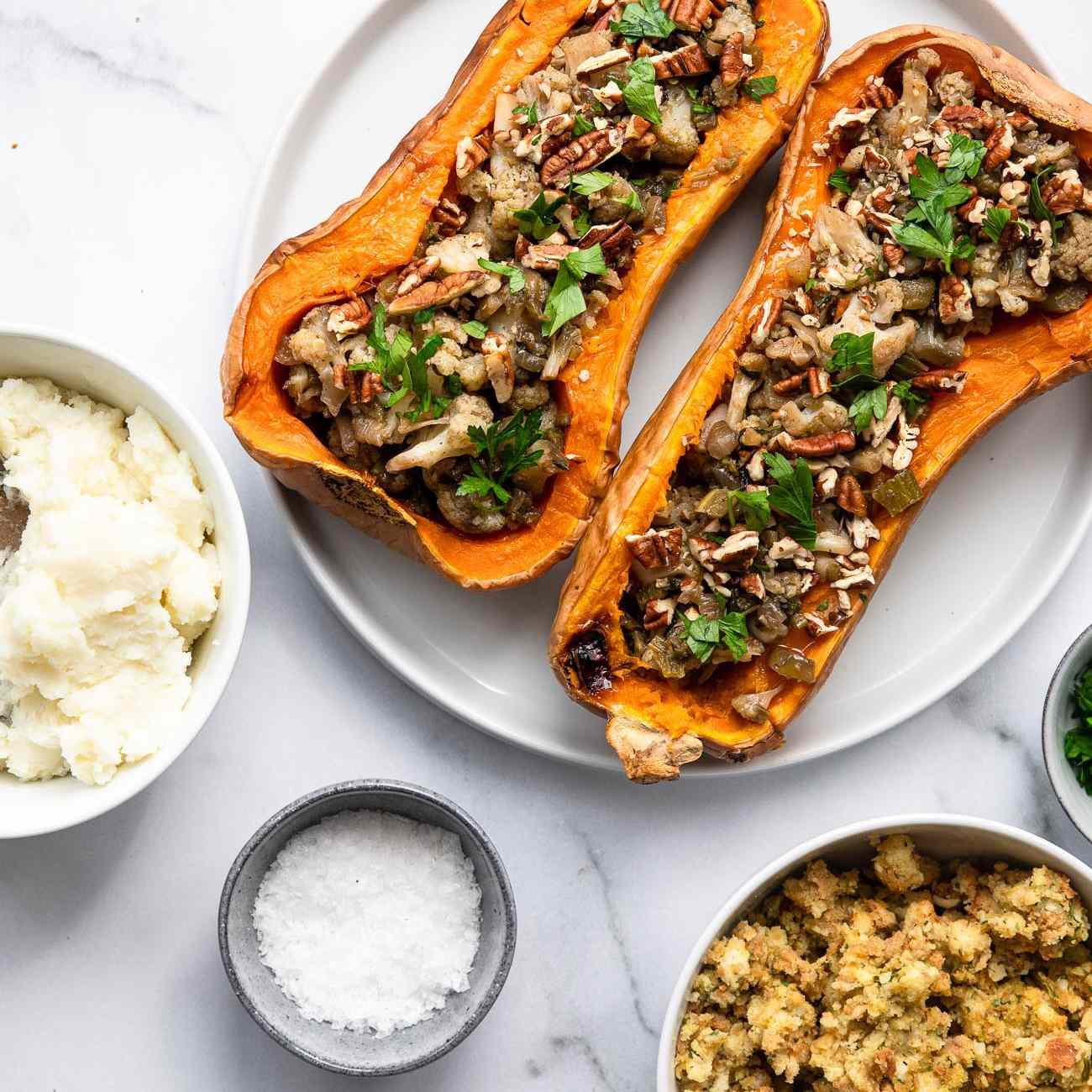 易素食开胃菜 - 素食酿南瓜