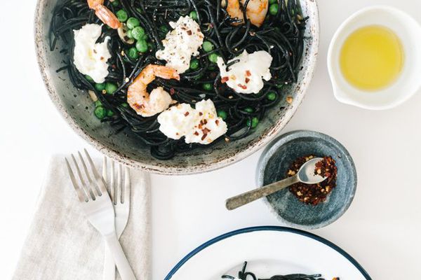 鱿鱼墨食意大利面食谱