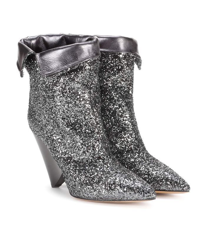 Luliana闪光踝靴“class=