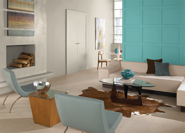 贝洱蓝绿色的热情