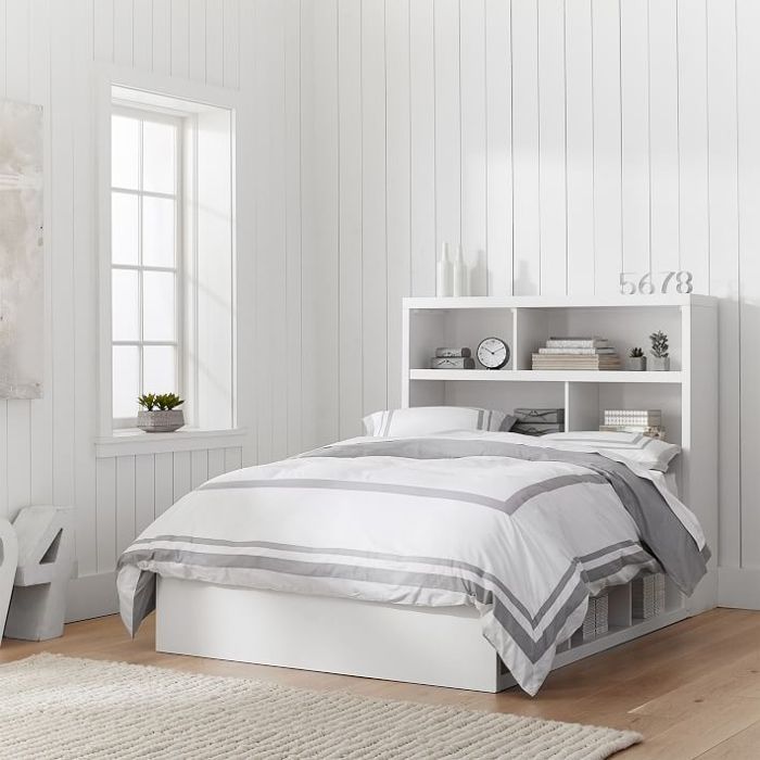 PB青少年商店- 6小床+ Sotrage床头板设置