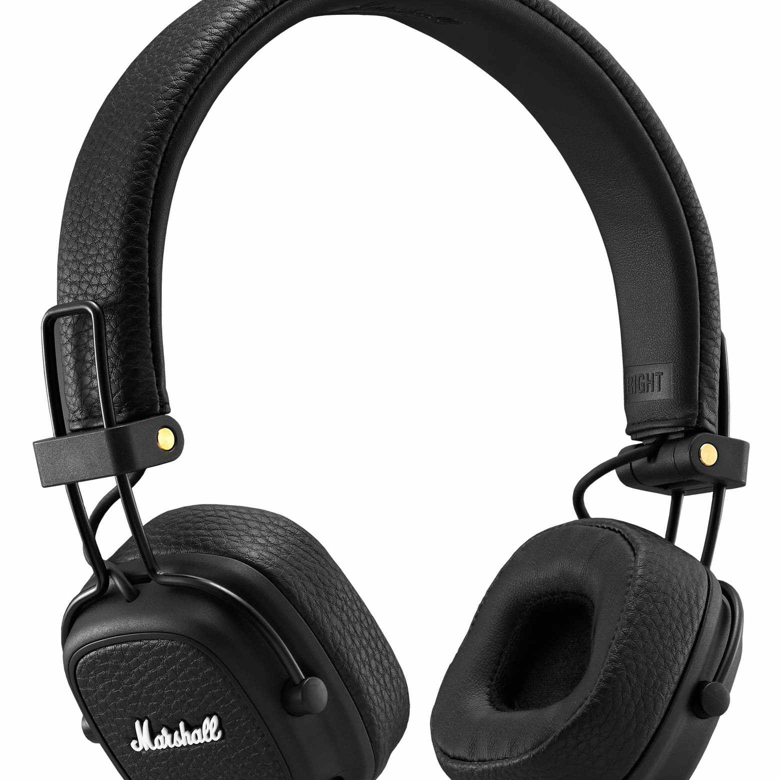 马歇尔黑色耳机