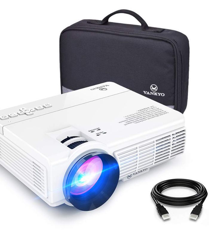 带提包的Vankyo 2400勒克斯LED便携投影仪