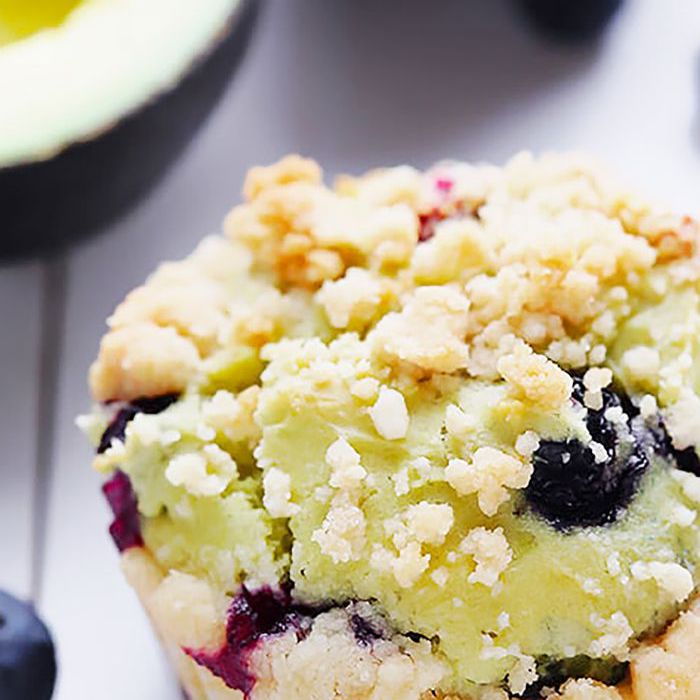 酮松饼食谱 - 蓝莓松饼鳄梨