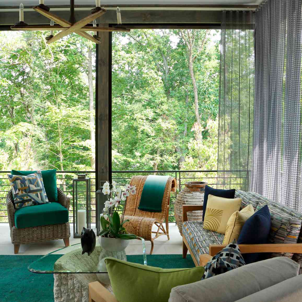 遮挡在门廊的想法