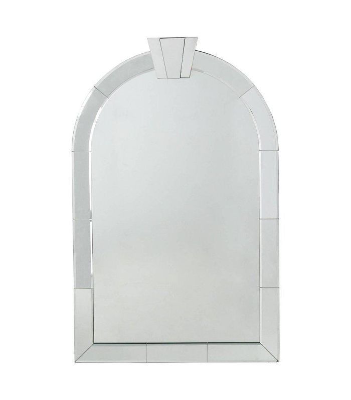 圆顶顶级艺术装饰威尼斯镜子Chairish对