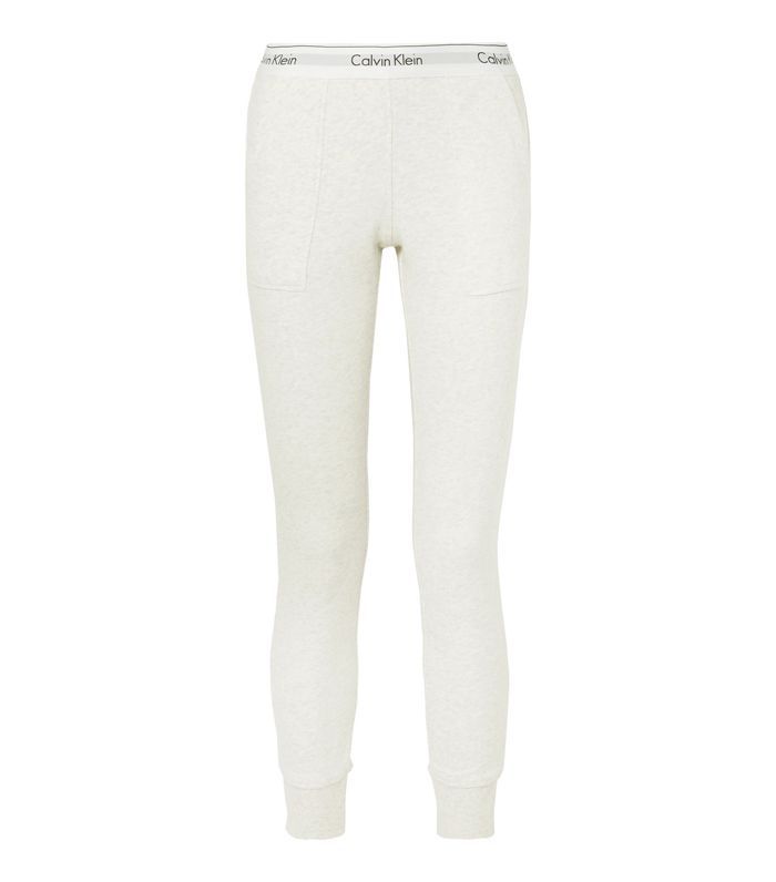 现代棉混纺泽西运动裤