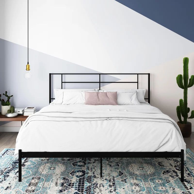 黑色阿尔布里顿平台床