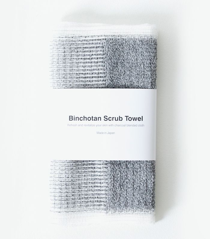 木炭磨砂膏毛巾