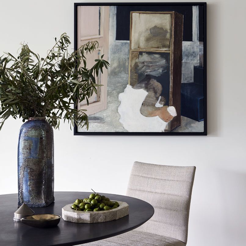 餐厅旁边的大艺术品。