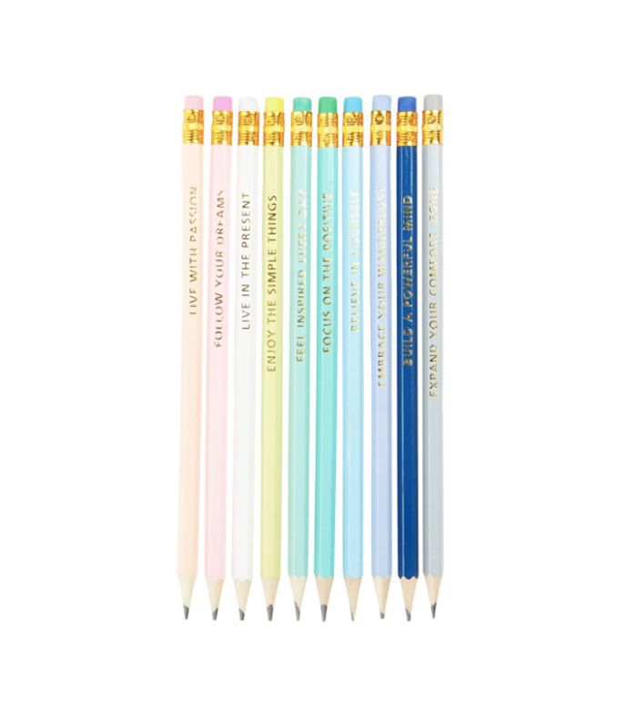 幸福计划10支励志铅笔