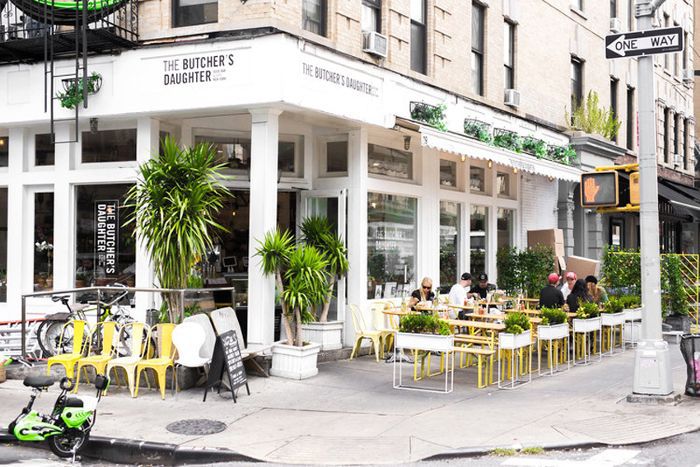 素食餐馆在纽约市 - 屠夫的女儿