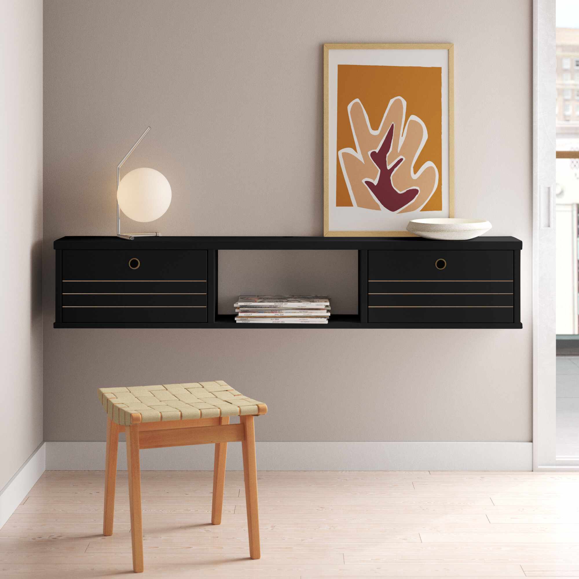 所有现代巴里浮动办公桌