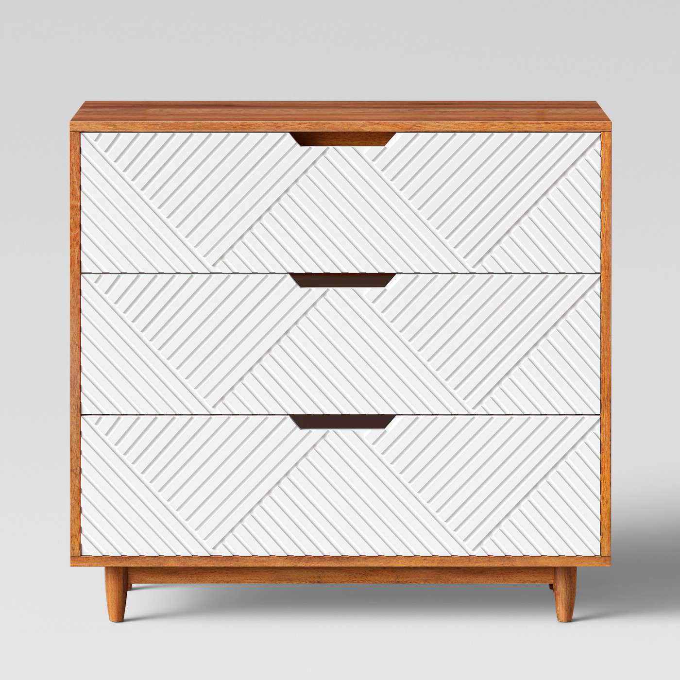 Touraco梳妆台白色棕色