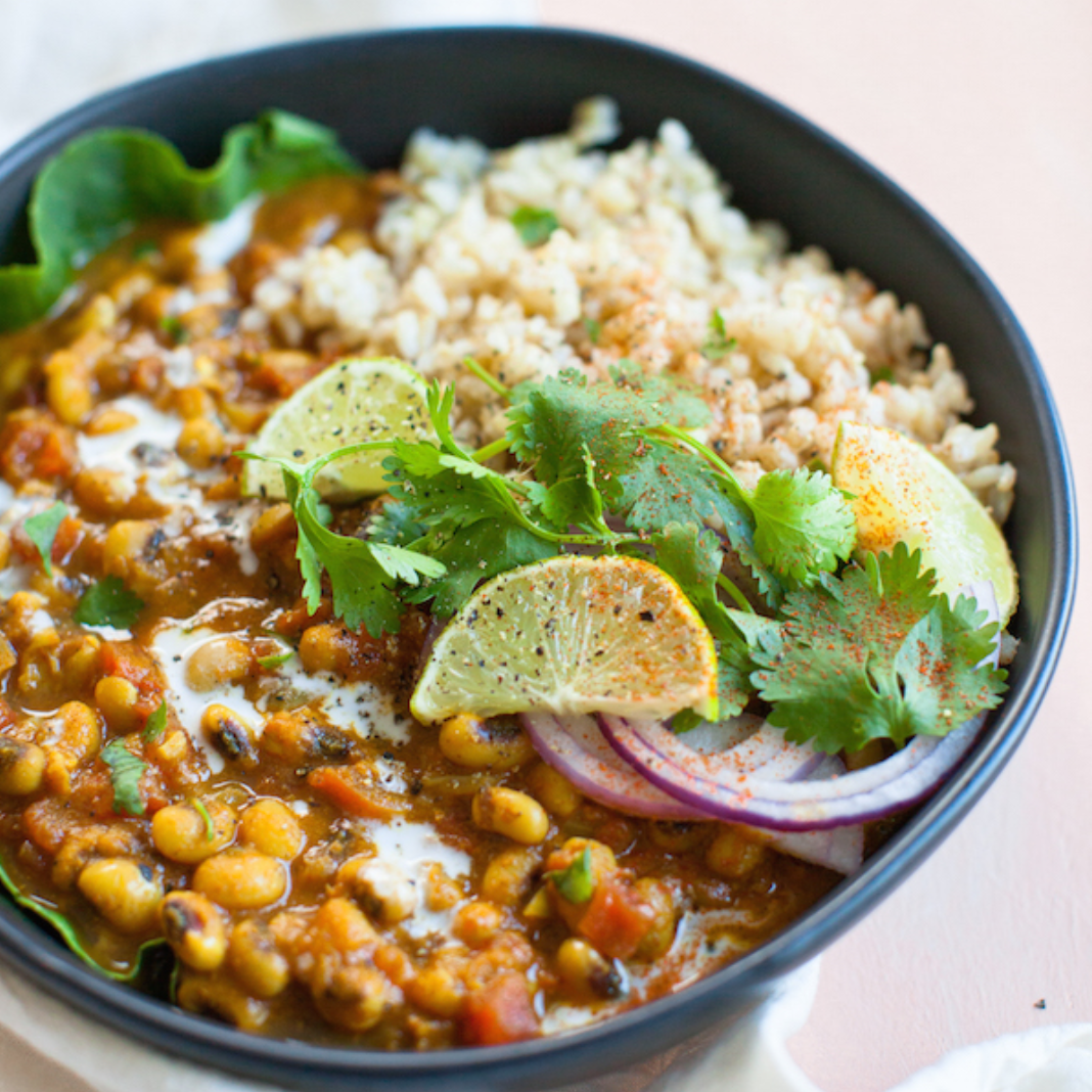 甘薯黑眼豌豆咖喱