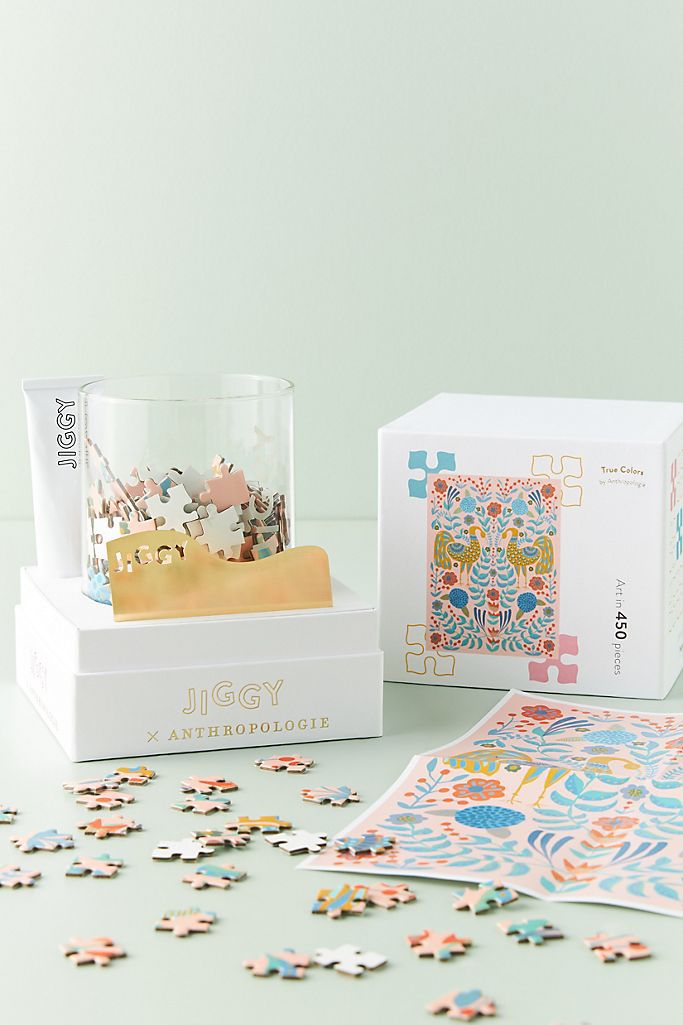 人类益智和胶浆套装的Jiggy