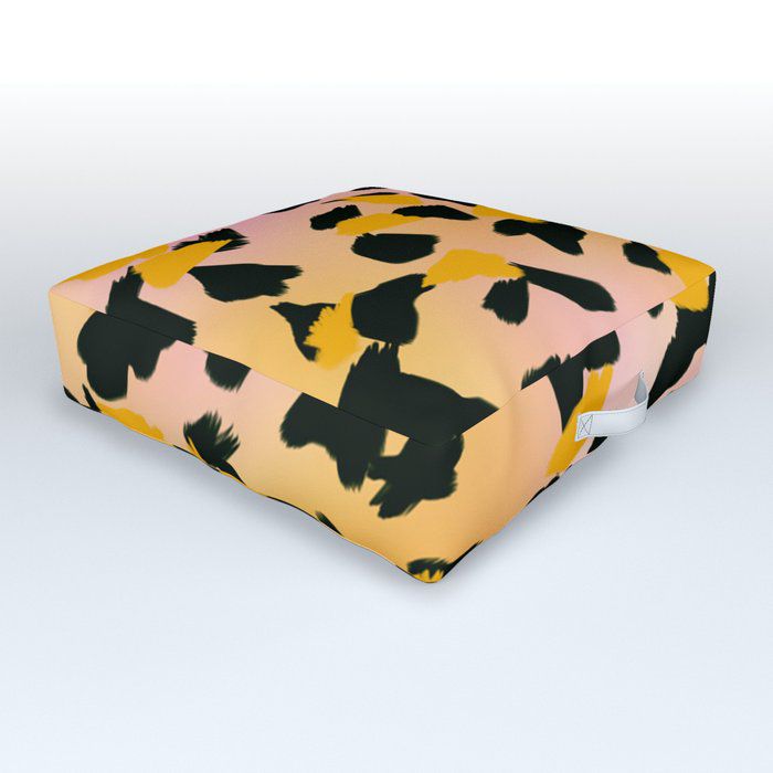 彩绘豹皮户外地板垫