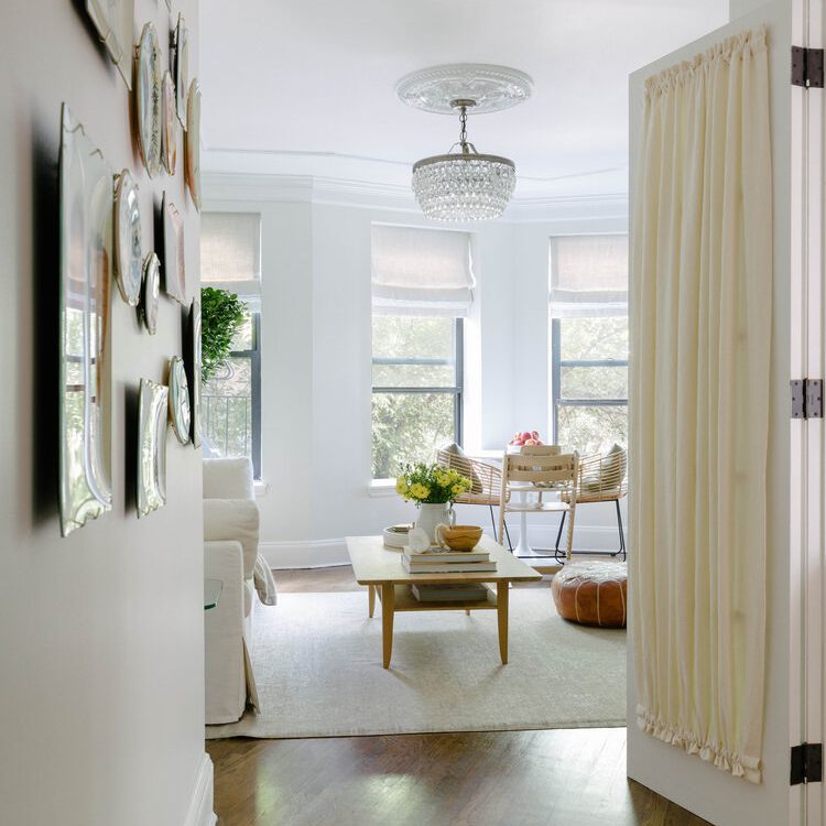 客厅的入口视图。