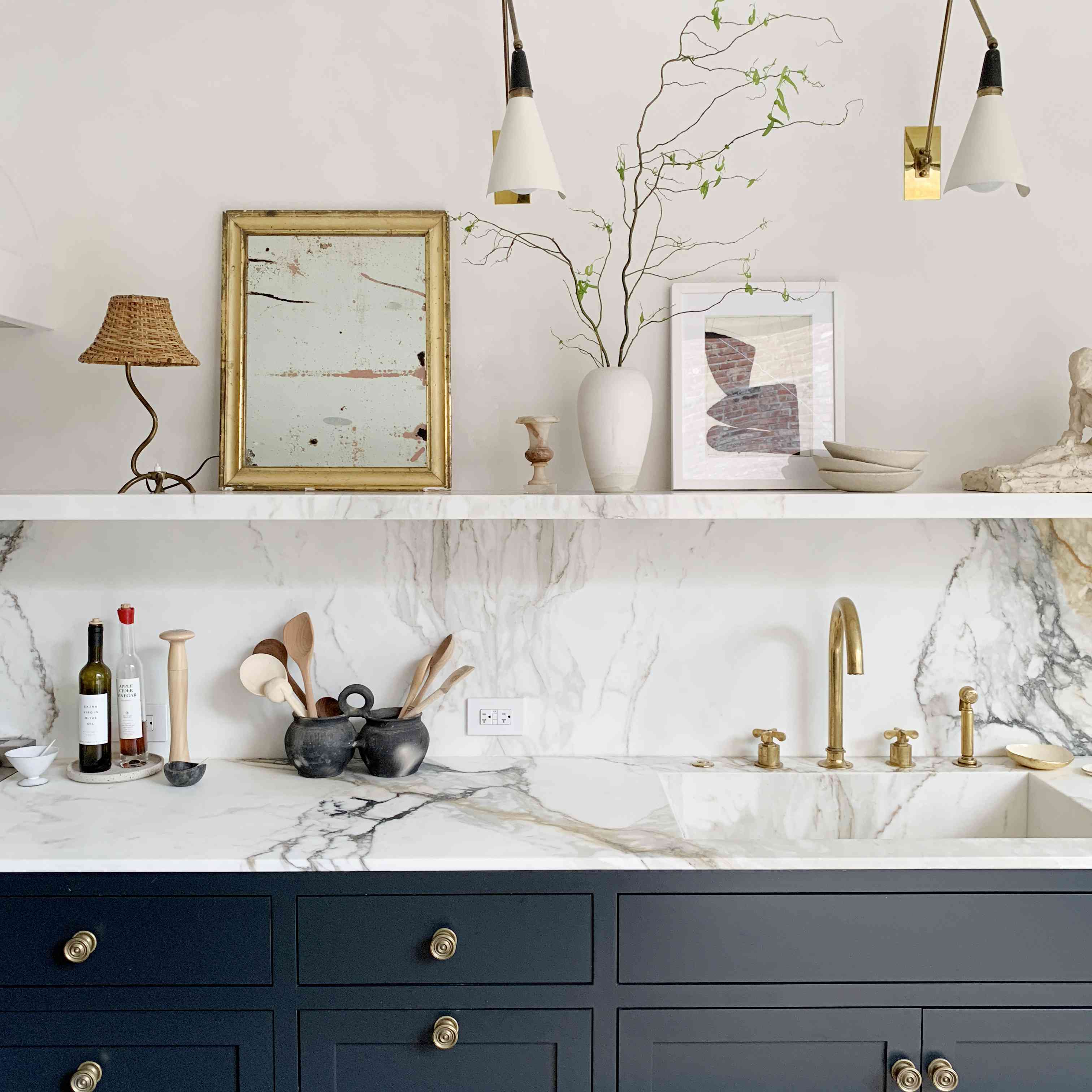 厨房开放式置物架的想法