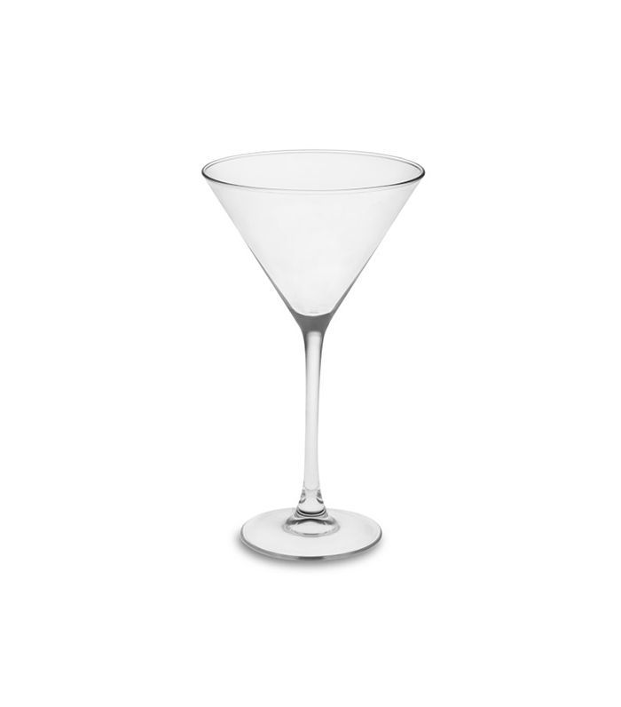 一个空的马提尼酒杯。