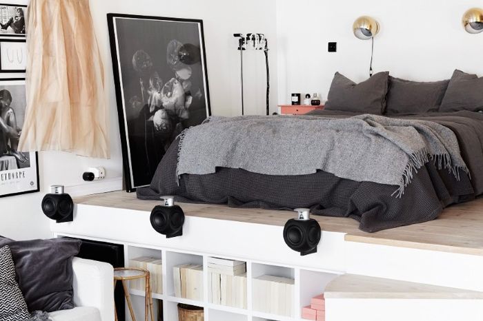 单间公寓的想法-床