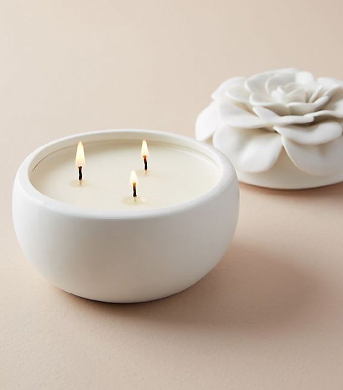 陶瓷花蜡烛