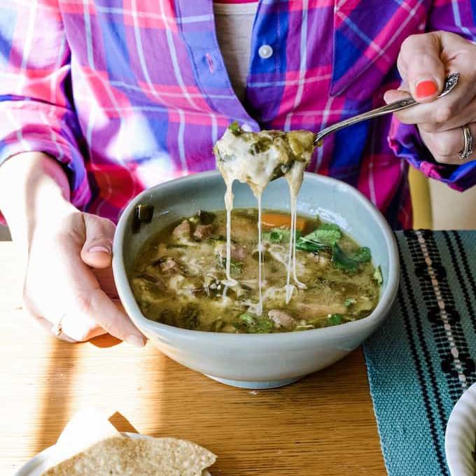 即时锅猪肉辣椒佛得角奶酪