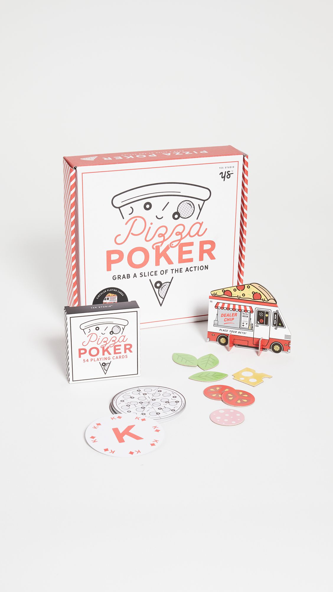 是的工作室披萨扑克套装