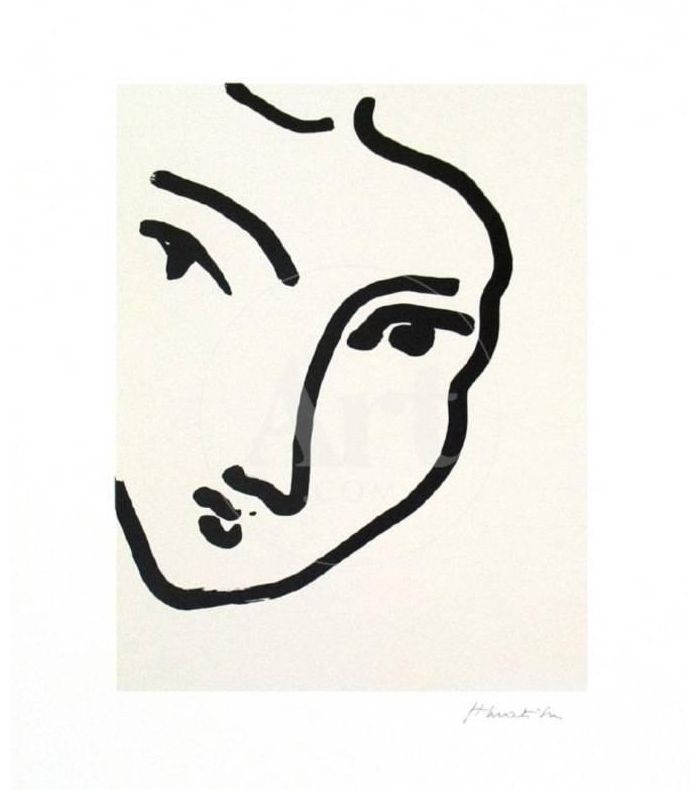 亨利马蒂斯纳迪亚乌芒通蓬图，1948年艺术印刷