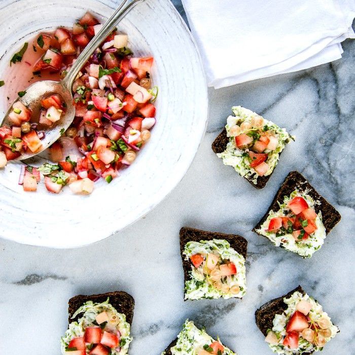 西葫芦歇布Tartines