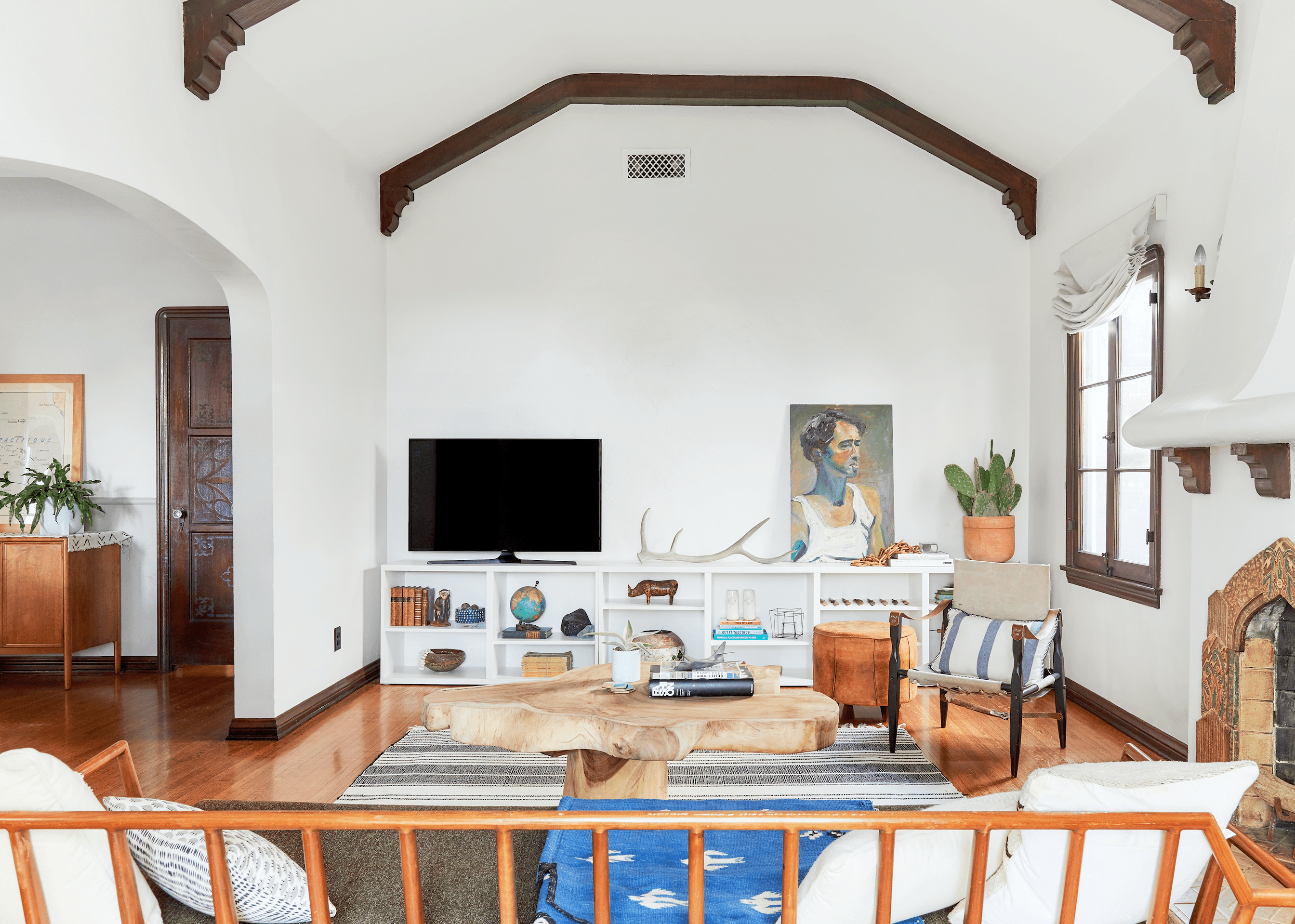 复古的洛杉矶客厅