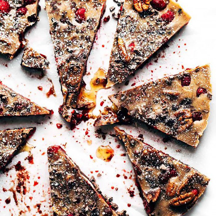 健康的甜点酒吧