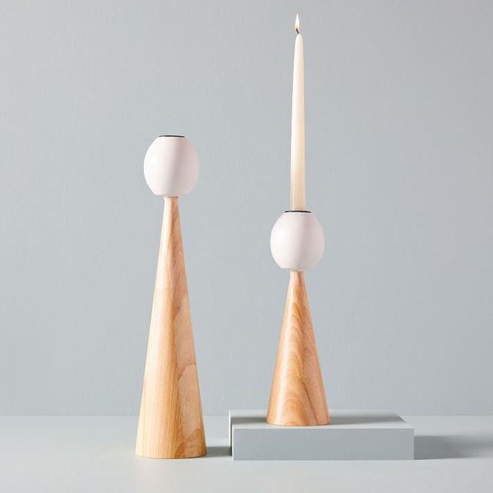 西榆树高柱烛台