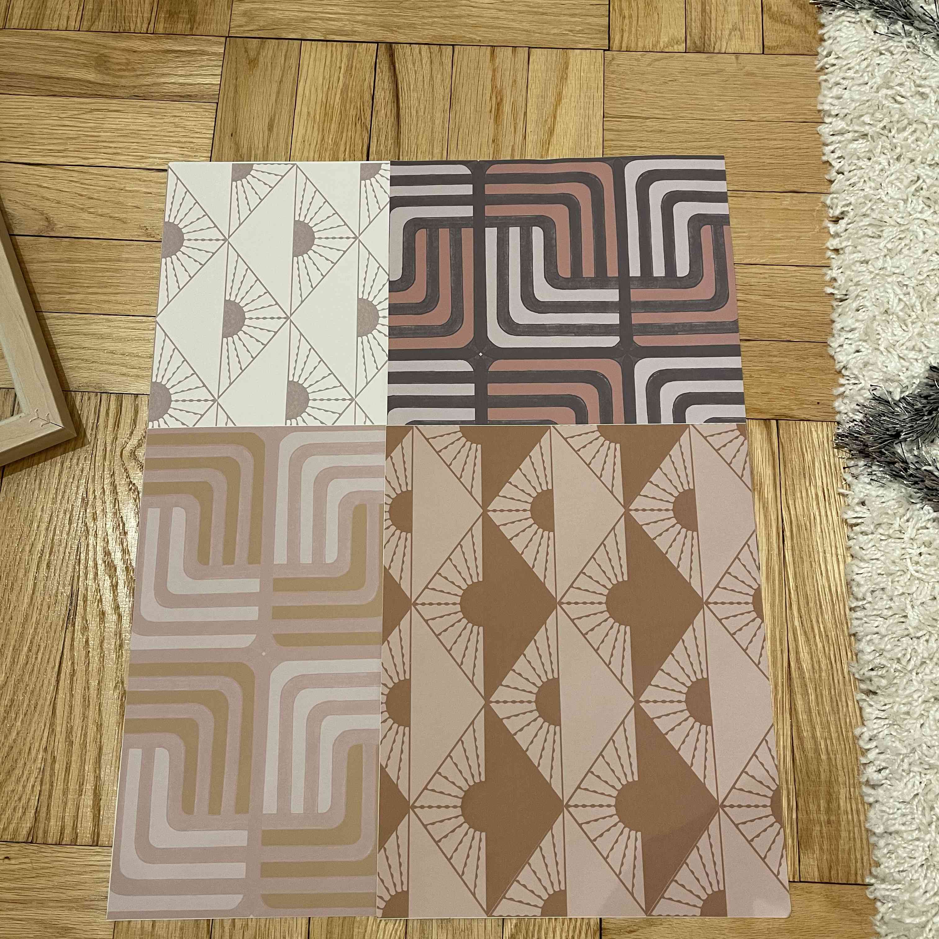 在地板上创建你的设计 - 壁纸