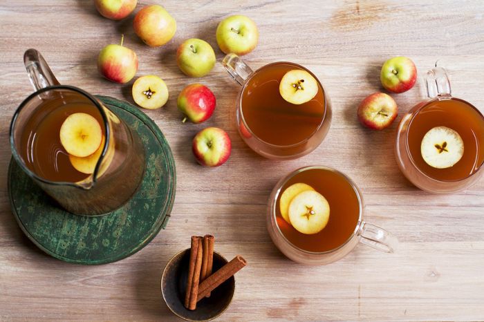 烟熏威士忌苹果酒鸡尾酒